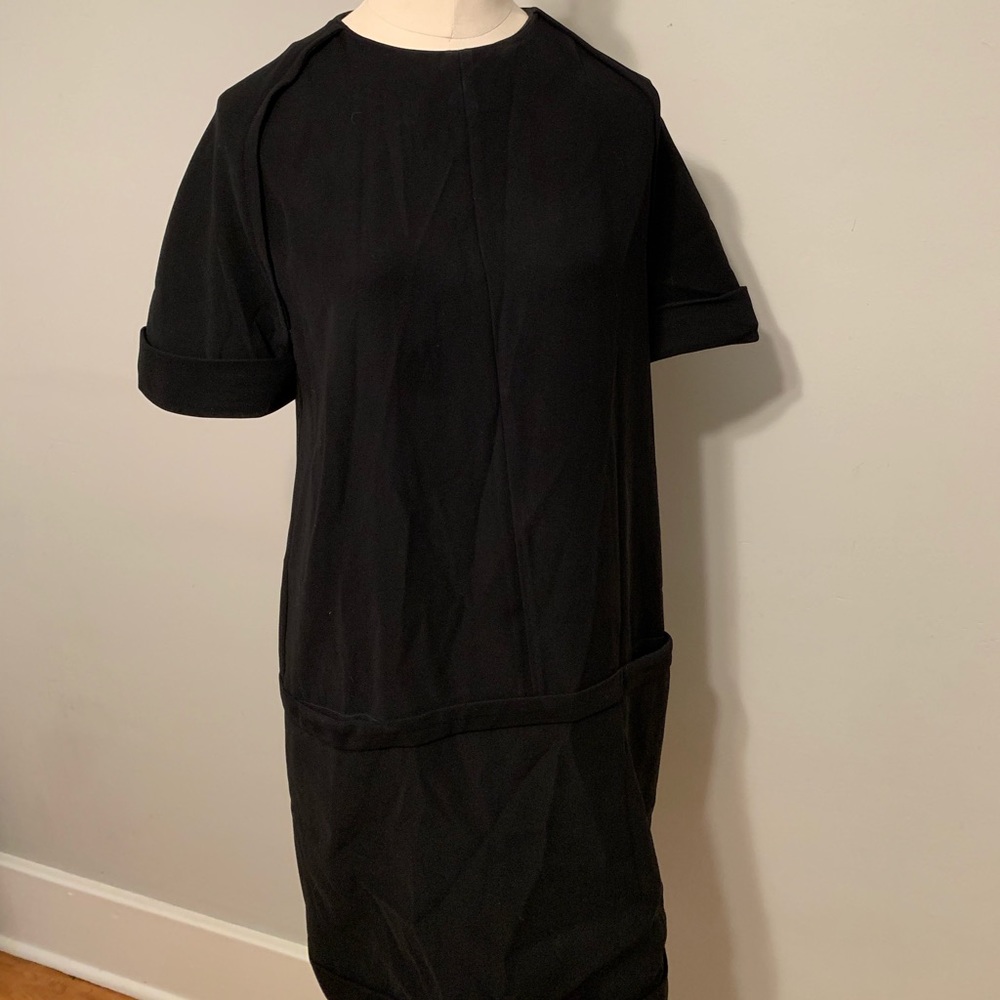 Balenciaga Black Crepe Dress